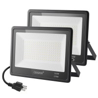 Charon Led Flood Lights Outdoor 100W Plug In Outside Work Light 10000Lm Leddrive 5000K Daylight 85265V Ip66 Waterproof Ex