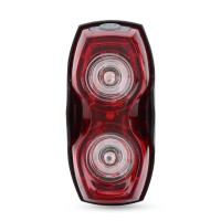 DescriptionThis bike warning lamp has 2 LED lights super bright and can ensure your safety when riding at night The material is PC which is durable for longtime use Powered by two AAA batteries energysaving Take it home now make your riding saferFeatures1