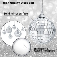 30 Pcs Disco Balls Hanging Mirror Disco Ball Ornaments Last Disco Party Decorations For Disco Themed Bachelorette Decor Diffe