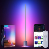 Govee Floor Lamp Pro Rgbic Led Lamp With Bluetooth Speaker And White Noise 2100 Lumens Standing Lamp Works With Alexa 16 Mil