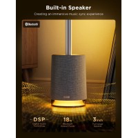 Govee Floor Lamp Pro Rgbic Led Lamp With Bluetooth Speaker And White Noise 2100 Lumens Standing Lamp Works With Alexa 16 Mil