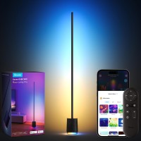 Govee Floor Lamp Pro Rgbic Led Lamp With Bluetooth Speaker And White Noise 2100 Lumens Standing Lamp Works With Alexa 16 Mil