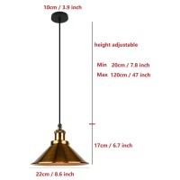 Anuomy 3 Pack Battery Operated Pendant Light With Remote,Indoor Gold No Wiring Ceiling Hanging Lamp,Vintage Wireless Pendant Lighting Chandelier Fixture Brass For Farmhouse Dining Room Kitchen Island