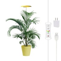 Plant Grow Light,Yadoker Led Growing Light Full Spectrum For Indoor Plants,Height Adjustable, Automatic Timer, 5V Low Safe Voltage,Idea For Large Plant Light