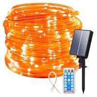 Icrgb Solar Rope Lights Outdoor, 66Ft 200 Led Ip67 Waterproof Solar Lights, 8 Modes Outdoor Christmas Lights, Solar String Lights For Outside, Christmas Halloween Tree Patio Porch Wedding Decorative