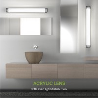 Asd 48 Inch Led Bathroom Vanity Light Modern Dimmable 35W 2700K5000K Adjustable Wall Mount Bar Light Fixtures Ultra Bright B