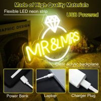 Mrmrs Neon Sign 10 Levels Dimmable Usb Neon Lights For Wall Bedroom Dorm Kids Room Wedding Party Bar Decoration Bedroom N