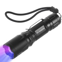 Tnatra Uv 365Nm And 395Nm Flashlight Uv Blacklight For Uv Glue Curing Rocks Minerals Hunting Pet Stain Detectorscorpion Find