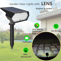 Solar Spot Lights Outdoor - 4Pcs Solar Spotlights Outdoor Waterproof Ip65, Solar Spot Lights Outdoor Waterproof, Solar Landscape Lights, Yard Lights Outdoor Solar Powered, Solar Lawn Lights