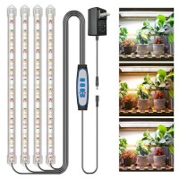 Kullsinss Grow Lights For Indoor Plants 16 In Full Spectrum Plant Grow Light Strip With Upgrade Timer 6 12 16 Hrs 3 Spectrum M