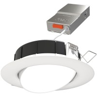 Juno Wf4 Adj Sww5 90Cri Mw M6 Waferthin Led Downlight Adjustable Trim Switchable Cct 2700K 3000K 3500K 4000K And 5000K 9