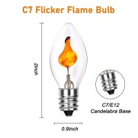 Flickering Flame Light Bulbs Flame Shaped Bulb Dances With A Flickering Orange Glow Flickering Candelabra Light Bulbs Decorati