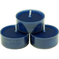 Nk Candles 20 Danish Tea Lights Coloured Coloured Unscented (Blue)