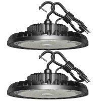 Shinewoo Led High Bay Light 150W 21 000Lm 5000K Daylight 600W Mhhps Equivalent With Us Plug 5 Cable Waterproof Ufo Commercial W