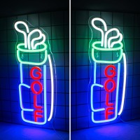 Horseneon Golf Neon Sign For Wall Decor Golf Neon Led Sign Creative Neon Lights Signs With Usb Powered For Golf Club Backdrop