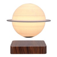 Nc Magnetic Suspension 3 Color Led Light 14Cm Planet Handheld Star River Atmosphere Bedside Bedroom Magnetic Suspension Saturn Table Lamp