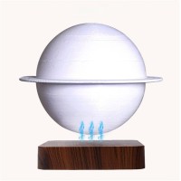 Nc Magnetic Suspension 3 Color Led Light 14Cm Planet Handheld Star River Atmosphere Bedside Bedroom Magnetic Suspension Saturn Table Lamp