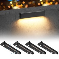 Kwinmyso 4Packs 3W 7 Inch Led Hardscape Paver Lighting 12V Acdc Low Voltage Retaining Wall Lights Led Landscape Lighting 2700K