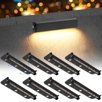 Kwinmyso 8Packs 3W 7 Inch Led Hardscape Paver Lighting 12V Acdc Low Voltage Retaining Wall Lights Led Landscape Lighting 2700K