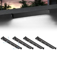 Kwinmyso 4Packs 5W 12Inch Led Hardscape Paver Lighting 12V Acdc Low Voltage Retaining Wall Lights Landscape Lighting 5000K Day