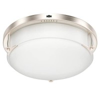 Ensenior 10 Inch Led Flush Mount Ceiling Light Fixture 5Cct Glass Dimmable Ceiling Light 2700K3000K3500K4000K5000K Kitchen