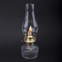 Rahata Oil Lamp Chimney Hurricane Lamp Glass Replacement Clear 3 Inch Base For Kerosene Lamp Shadeflat Style 2P