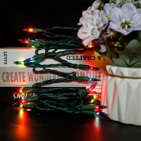 Multisparking Christmas Lights Multicolor 35 Count Incandescent Mini Christmas Lights For Indoor Outdoor Christmas Tree Decor