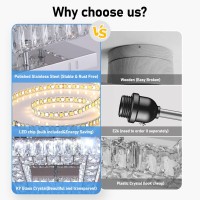 Ypqxyhda Mini Modern Crystal Chandeliers Square Flush Mount Ceiling Light Led Chandelier For Hallway Kitchen Foyer Dining Room D