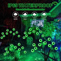 Halloween Decorations Outdoor Eyeball Lights 2 Packs 20Leds Solar Halloween Pathway Lights Swaying By Wind 2 Modes Waterproof