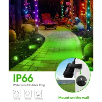 Lohas Green Spotlight Outdoor Green Led Spot Lights For Yard Auto Onoff 5W 120V Landscape Lighting For House Holiday Trees