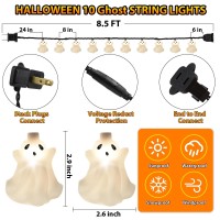 Halloween Pumpkin String Lights 85 Ft Halloween Led String Lights With 10 Jack O Lantern Pumpkin Lights Waterproof Halloween L