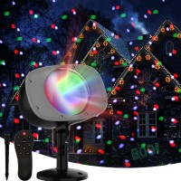 Somktn Christmas Snowfall Projector Lights Outdoor, Dynamic Snow Falling Lighting Effects Holiday Projector Lights For Xmas Moving Points Landscape Lights For House, Garden Yard Club Pub Decorations