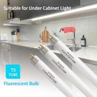 F10T5Cw 16 4100K Fluorescent Linear Light Bulbt5 10W Cool White Bulbs Replacement For Jascophilipsg5 Miniature Bipin Base3