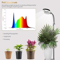 Glowrium Grow Light With Stand 2Head Led Plant Light For Indoor Plants Full Spectrum Grow Lamp 3912H Timer 6 Dimmable Leve