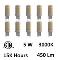 Bulbs 5 Watt G9 Led Bulb 3000K (Set Of 10)