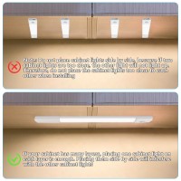 Zzenrysam Motion Sensor Led Closet Lights Under Cabinet Lights Battery Operated Cabinet Lighting Usb Rechargeable Magnetic Wi