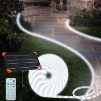 50Ft Solar Led Strip Lights Outdoor 540 Led Long Strip Lights Ip68 Fully Waterproof Acrylic Tape With Remote Selfadhesive Cut