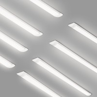 Colmeguna 8 Packs 4Ft Led Batten Light Ultrathin Ceiling Surface Mounted Light 40W Day Light 4000K Ip20 Led Ceiling Light