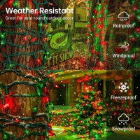 Heyfuni 50Count Red Green Christmas Lights Green Wire 13Ft Incandescent Traditional Holiday String Light Set For Indoor Outdoor