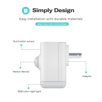 Thirdreality Multifunction Night Light Zigbee Repeater 3In1 Combines A Motion Sensor A Illumination Sensor And Rgb Color N