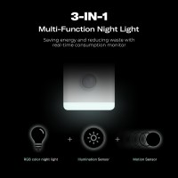 Thirdreality Multifunction Night Light Zigbee Repeater 3In1 Combines A Motion Sensor A Illumination Sensor And Rgb Color N