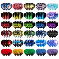 Cyeelife Standard Dart Flights 30 Sets 90 Pcs Durable Pet Replacement Feather Tail Wing For Steel Tip And Soft Tip Darts - Perfect Accessories Equipment Supplies For Dart Games