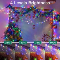 Shineshine 328Ft 1000Led Christmas Lights Outdoor Waterproof 8 Lighting Modes String Lights With Remote And Timer Xmas Lights