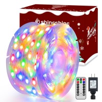 Shineshine 262Ft 800Led Outdoor Christmas Lights, Christmas Tree Lights With 8 Modes Remote & Timer, Christmas String Lights For Wedding Xmas Party Garden Decor (Multicolor)