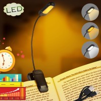 Led Rechargeable Book Light For Reading And Studying In Bedroom Or Dormitory Eye Caring 9 Modes Stepless Dimming Brightness 9