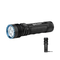 Olight Seeker 4 Pro Rechargeable Flashlights, High Powerful Bright Flashlight 4600 Lumens With Usb C Holster, Waterproof For Emergencies, Camping, Searching (Matte Black Cool White)