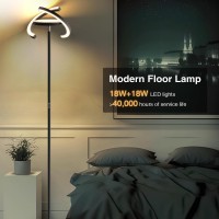 Fimei Modern Black Metal Saturn Ring Led Floor Lamp Stepless Dimming And Color Temperature Adjustment Rotatable Lamp Head Ind