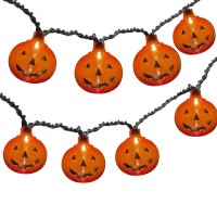 Halloween Pumpkin String Lights 85Ft Pumpkin Lights With 10 3D Cute Waterproof Orange Jackolantern Lights Halloween Pumpkin