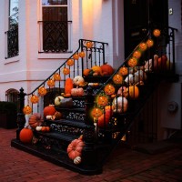 Halloween Pumpkin String Lights 85Ft Pumpkin Lights With 10 3D Cute Waterproof Orange Jackolantern Lights Halloween Pumpkin