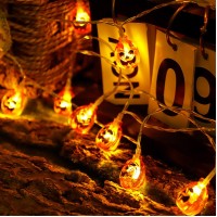 Tkygu Halloween Decorative98Ft15Led Light Pumpkin Decorative String Light String Light Waterproof Halloween Lights 2 Modes For